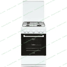 Плита газовая Cezaris ПГ 2150-04 белый, конфорок 4 шт, духовка 43 л, 51 см x 85 см x 55 см