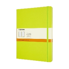 Блокнот Moleskine CLASSIC QP090C2 XLarge 190х250мм, 192 страниц, линейка, твердая обложка, лайм