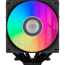 Кулер для процессора/CPU Cooler PCCooler RT620 ARGB BK (250W, 4-pin PWM, 157мм, Al/Cu, 6x6мм, 2x120мм, 73.32CFM, 34.9dBA, 2200RPM, S: 1851/1700/1200/115X, AM5/AM4, черный)