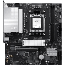 Материнская плата MSI PRO B850M-B GEN4, AM5, AMD B850, 2xDDR5 (до 128 ГБ), 4xSATA, 2xM.2 (1xPCIe 5.0, 1xPCIe 4.0), 1xPCIe 4.0 x16, 1xPCIe x1, 1xHDMI, 1xDP, 1x2.5Gb LAN, 1xUSB-C 5Gbps, 3xUSB-A 5Gbps, 2xUSB-A 2.0, 3x3.5 мм, 7.1, чёрный/серебристый, mATX