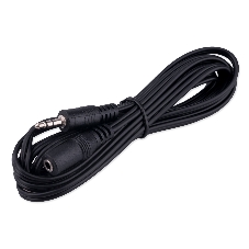 Кабель-удлинитель аудио Cablexpert CCA-423-2M-N, Jack 3.5(M)/Jack 3.5(F), 2м, черный, пакет