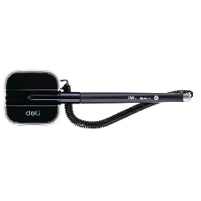 Ручка гелевая Deli E6797black черный, d=0.7мм, черные чернила, на подставке, линия 0.55мм
