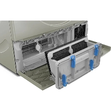 Сушильная машина Bosch WQK2521XME серебристый, 10 кг, сушка - конденсационная, программ - 14, 59.8 x 84.2 x 64.8 см