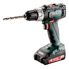 Дрель-шуруповерт Metabo BS 18 L BL Set, 18 В, 2 Ач, 65 Нм, щеточный