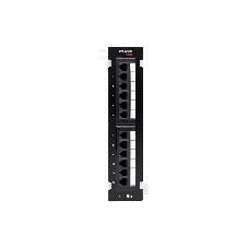 Патч-панель настенная TERACOM PRO Cat.5E неэкранированная UTP 12 портов RJ-45 Dual IDC