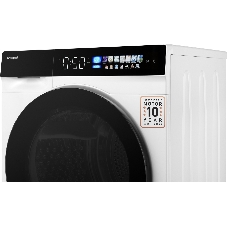 Сушильная машина Weissgauff WD 999 Heat Pump Full Touch белый/черный, 10 кг, сушка - тепловой насос, программ - 16, 60 x 85 x 62 см