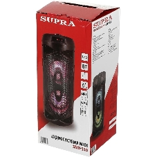 Акустическая система SUPRA SMB-330, 20Вт, с караоке, Bluetooth, FM, USB, черный