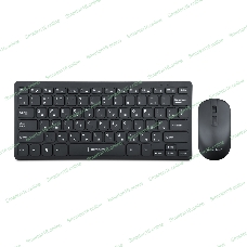 Комплект клавиатура+мышь Gembird KBS-9100 беспроводной, USB, 1600 DPI, чёрный