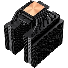 Кулер для процессора PCCooler RT720 TC BK (270W, 4-pin PWM, 157.5mm, Al/Cu, 7x6mm, 2x120mm, 73.32CFM, 34.9dBA, 2200RPM, S: 1851/1700/1200/115X, AM5/AM4, black)