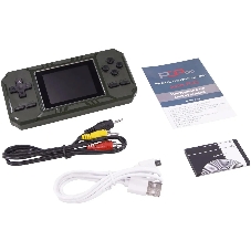 Портативная игровая консоль PGP AIO Junior FC25b зеленая (500 игр, 8 Bit, 3.0 