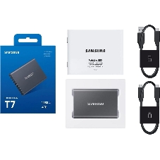 Внешний SSD Samsung T7 Shield, 4TB, USB 3.2 Gen 2 Type-C, R/W 1050/1000, черный