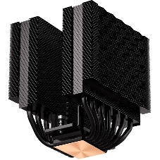 Кулер для процессора PCCooler RT720 TC BK (270W, 4-pin PWM, 157.5mm, Al/Cu, 7x6mm, 2x120mm, 73.32CFM, 34.9dBA, 2200RPM, S: 1851/1700/1200/115X, AM5/AM4, black)