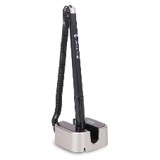 Ручка гелевая Deli E6797black черный, d=0.7мм, черные чернила, на подставке, линия 0.55мм