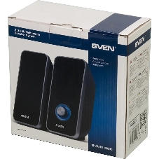 Акустическая система 2.0 SVEN 325, черный, USB, мощность 2x3 Вт(RMS) SVEN 325, черный, USB, акустическая система 2.0, мощность 2x3 Вт(RMS)