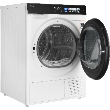 Сушильная машина Weissgauff WD 999 Heat Pump Full Touch белый/черный, 10 кг, сушка - тепловой насос, программ - 16, 60 x 85 x 62 см