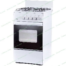 Плита газовая Лада Nova RG 24043 белый, конфорок 4 шт, духовка 50 л, 50 см x 85 см x 60 см