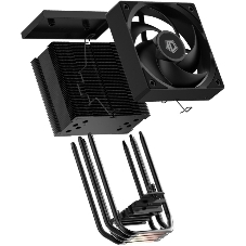 Кулер Cooler ID-Cooling SE-904-XT BLACK LGA1851/1700/1200/115X/AM5/AM4 (TDP 180W, PWM, 4 тепл.трубки прямого контакта, FAN 100мм) RET