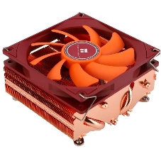 Кулер для процессора Thermalright AXP-90 X53 Full (4-pin PWM, 38mm, Cu/Cu, 4x6mm, 1x92mm, 42.58CFM, 22.4dBA, 2700RPM, S: 1851/1700/1200/115X, AM5/AM4, orange, red)