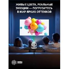 Проектор Cactus CS-PRE.01WT.Full HD-A LCD 7300Lm LS 250Lm ANSI (1920x1080) 1500:1 ресурс лампы:50000часов 1xUSB typeA 1xHDMI 1кг