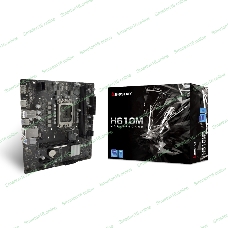 Материнская плата Biostar H610MS, LGA 1700, Intel H610, 2xDDR4, 4xSATA, 1xM.2, 1xPCIe 4.0 x16, 1xPCIe x1, 1xHDMI, 1xDP, 1x 1Gb LAN, 1xUSB-A 3.2 Gen 1, 4xUSB-A 2.0, 3x3.5 мм, 7.1, mATX