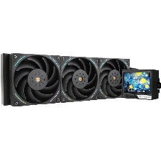 Система жидкостного охлаждения Thermalright Mjolnir Vision 360 ARGB Soc-AM5/AM4/1151/1200/2066/2011/1700 черный 4-pin 27dB Al LCD Ret (M-VISION-360-BL-ARGB)
