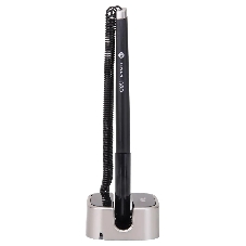 Ручка гелевая Deli E6797black черный, d=0.7мм, черные чернила, на подставке, линия 0.55мм