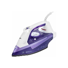 Утюг BRAYER BR4004 фиолетовый/белый, 2400 Вт, 25 г/мин, 140 г/мин, 280 мл