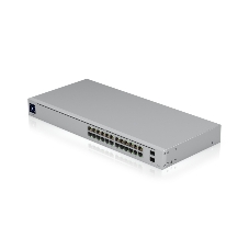 Коммутатор Ubiquiti UniFi Switch 24 PoE (USW-24-POE-EU), 16×1 Гбит/с PoE + 8×1 Гбит/с + 2×1 Гбит/с Uplink/SFP, управляемый
