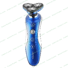 Электробритва Centek CT-2170 (синий) ротор 3D, влажное бритье, 3 плав.головки, 2-ные лезвия, до 50 мин раб