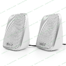 Акустическая система 2.0 Gembird SPK-100-W, белый, 6 Вт, регулятор громкости, USB-питание