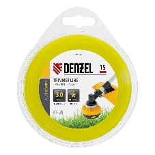 Леска для триммера Denzel звезда 3 мм х 15 м, блистер FLEX CORD