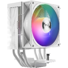 Кулер PCCooler R400 ARGb белый 92мм алюминий+медь 2200rpm 30db 4-pin 180W 133мм