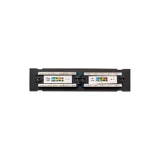 Патч-панель настенная TERACOM PRO Cat.5E неэкранированная UTP 12 портов RJ-45 Dual IDC