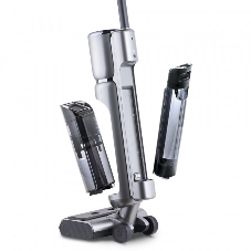 Пылесос вертикальный Thomas AQUA FLOORCLEANER CORDLESS (785501) серый, питание от аккумулятора, 21 Вт, уборка влажная, пылесборник 0.72 л, работа от АКБ max 35 мин.