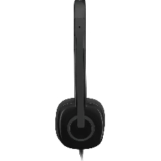 Гарнитура Logitech H151 чёрный, проводная, 3.5 мм