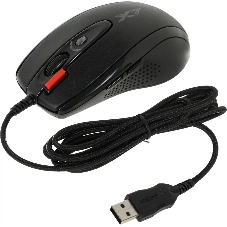Мышь проводная A4Tech XL-750BK черный, 3600 dpi, USB, кнопки - 7