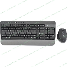 Комплект клавиатура+мышь Oklick S290W беспроводной, USB, 1600 DPI, чёрный