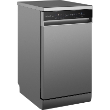 Посудомоечная машина Weissgauff DW 4539 Inverter Touch AutoOpen Inox, серебристый, 44.8 см, 10 компл., сушка конденсационная, 42 дБ, класс A+++