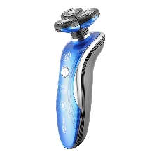 Электробритва Centek CT-2170 (синий) ротор 3D, влажное бритье, 3 плав.головки, 2-ные лезвия, до 50 мин раб