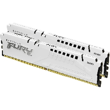 Оперативная память Kingston Fury Beast, DDR5, 64Gb (2x32 GB), 6000 MHz, CL36, DIMM, радиатор, белый