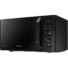 Микроволновая печь Samsung MG23K3515AK/BW черный, 23 л, 800 Вт, переключатели - кнопки, поворотный механизм