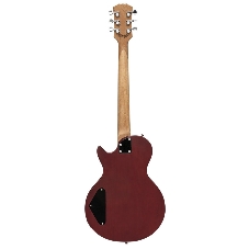 Электрогитара STAGG SEL-HB90 CHERRY 6-ти струнная, корпус массив красного дерева, гриф красное дерево, накладка палисандр, 22 лада, звукосниматели 1х P90, 1х хамбакер, регуляторы 1x громкости, 1x тона, 3-х поз. переключатель, цвет Cherry