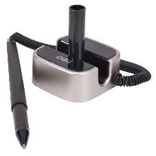 Ручка гелевая Deli E6797black черный, d=0.7мм, черные чернила, на подставке, линия 0.55мм