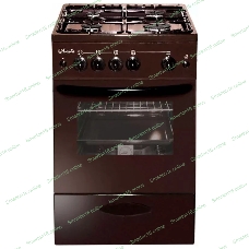 Плита газовая Лысьва ГП 400 МС -2у коричневый, конфорок 4 шт, духовка 57 л, 50 см x 84 см x 60 см