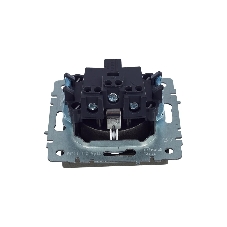 Розетка 1-местная IEK BRITE РС11-1-0-БрШ (BR-R11-16-K37) с заземлением, без защитных шторок, 16А, шампань