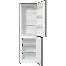 Холодильник Gorenje NRKE62XL серебристый металлик двухкамерный 203/99л морозилка снизу, No Frost