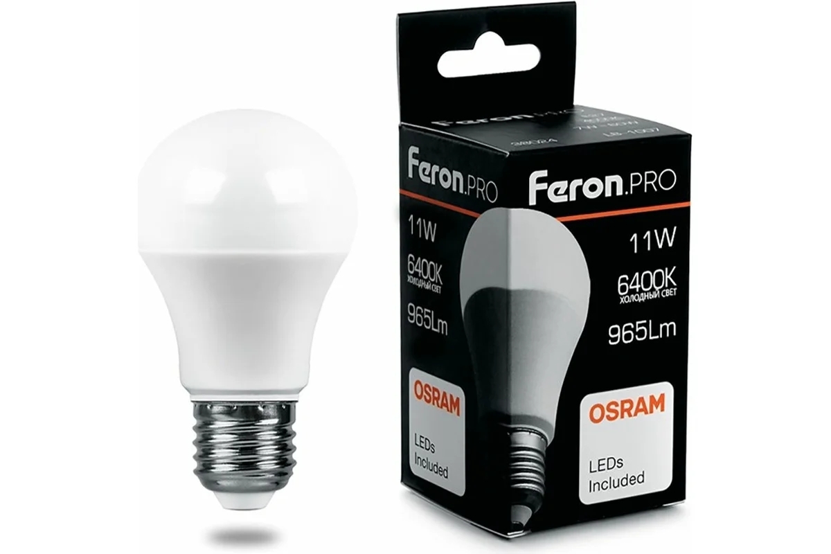 Лампа светодиодная Feron PRO LB-1011 11Вт Е27 дневной