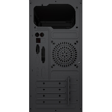 Компьютерный корпус с блоком питания Foxline 450Вт./Case Forza mATX, 450W, 2xUSB 2.0+2xUSB 3.0, Black, w/o FAN, 8 см fan PSU, power cord