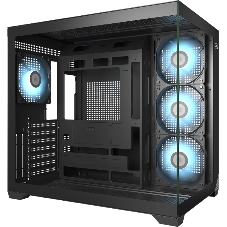 Компьютерный корпус без блока питания PCCooler C3T700 BK, Midi-Tower, TG, no fans, 1xUSB-A 3.0 + 1xUSB-A 2.0 + 1xUSB-C, ATX, mATX, mITX черный