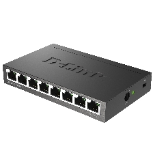 Коммутатор D-Link DGS-1008D/R1A, 8×1 Гбит/с, неуправляемый